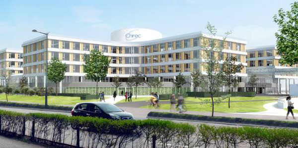 Le nouvel hôpital du Chirec à Delta sera centré sur le patient