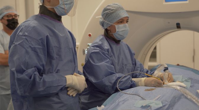 Une nouvelle technique de traitement au CHIREC : la cryoablation de l’endométriose de la paroi abdominale en radiologie interventionnelle